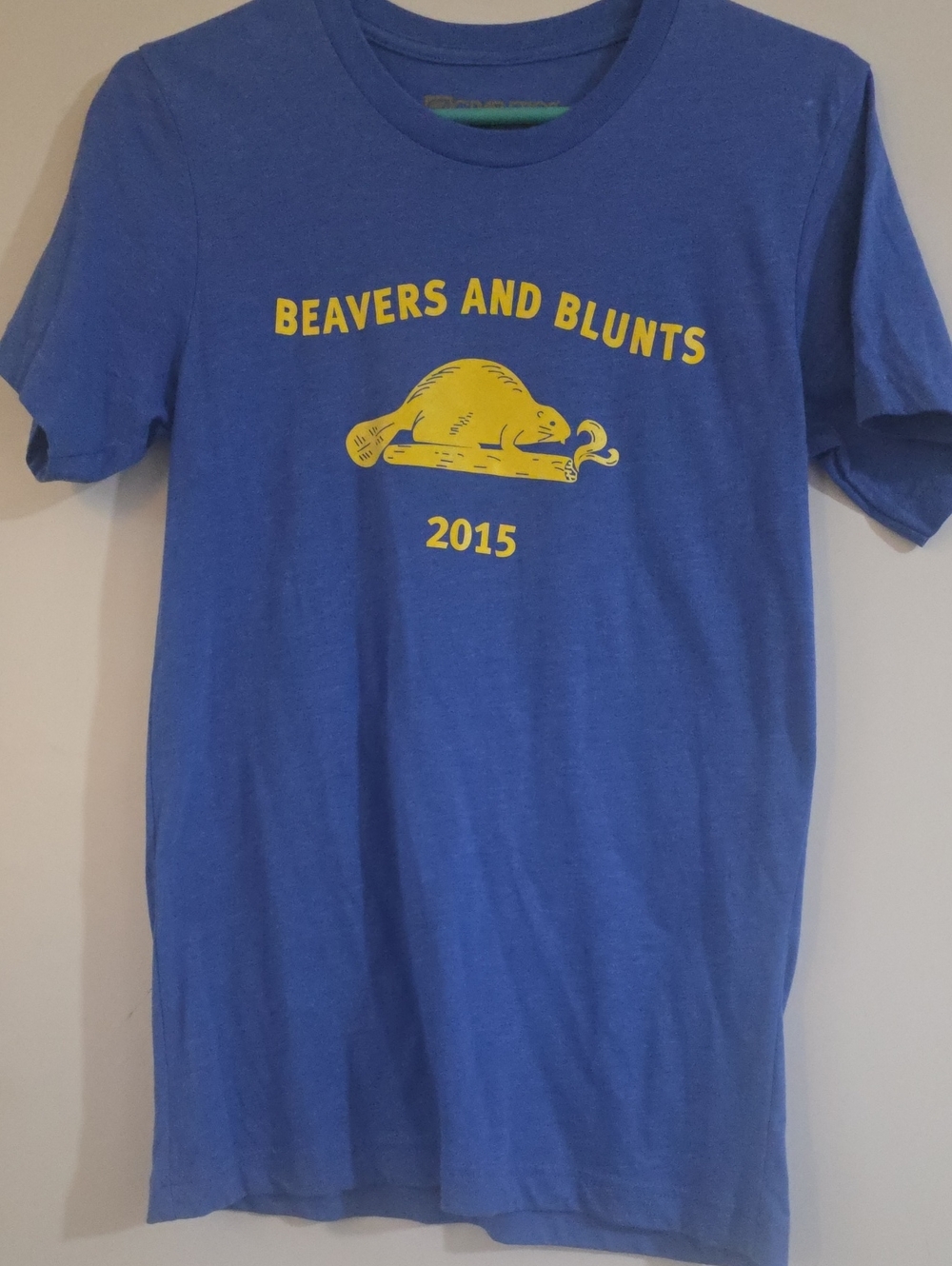 Unisex Oregon State Beavers Graphic Tee with Yellow Print - Beavers and Blunts